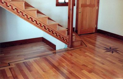 Tan Oak Floor and trim